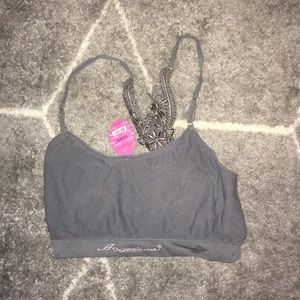 Angelina sports bra grey